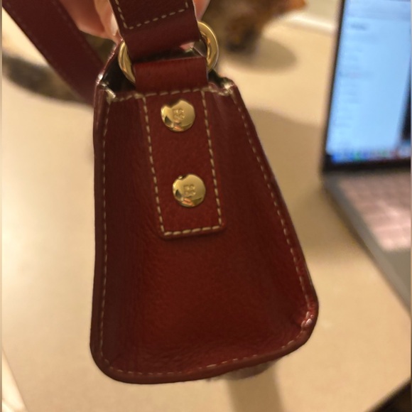 Kate Spade New York Red Leather Turn Lock Shoulder Bag - Picture 6 of 10